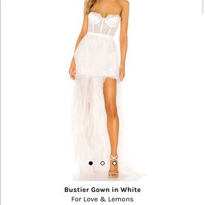 For Love and Lemons Bustier Gown